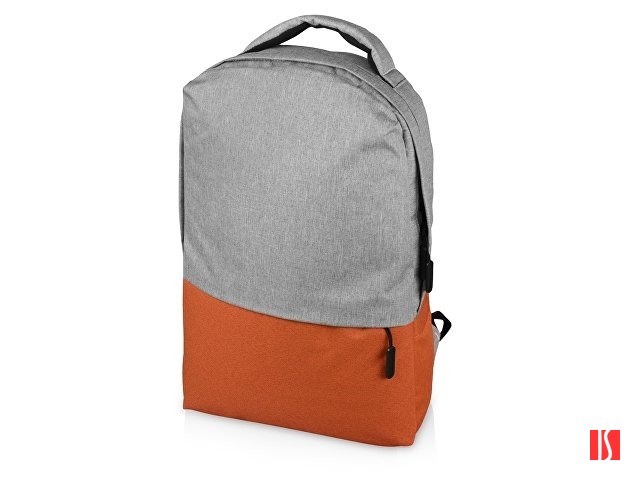 Рюкзак «Fiji» с отделением для ноутбука, серый/оранжевый