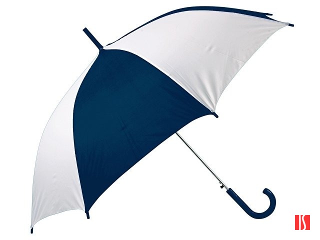 Зонт-трость "Тилос", синий/белый