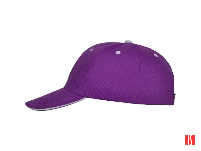 Бейсболка "Panel" унисекс, фиолетовый