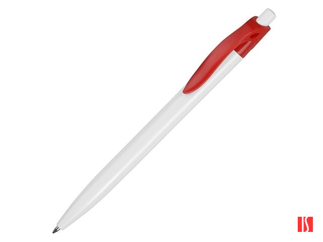 Ручка шариковая "Какаду", белый/красный