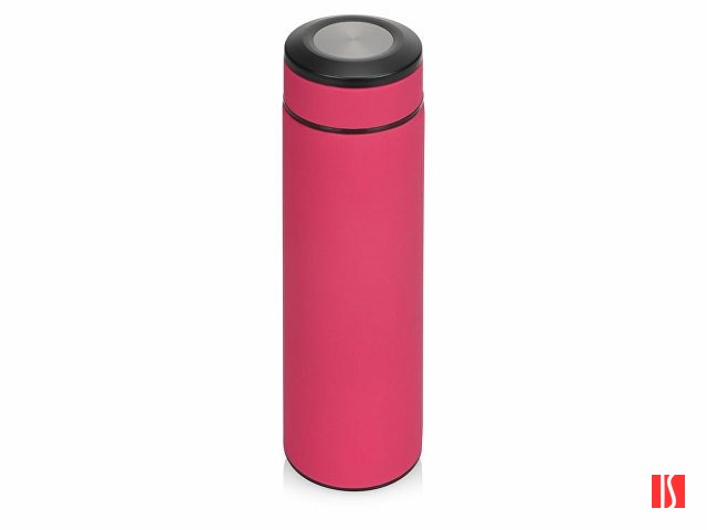 Термос «Confident» с покрытием soft-touch 420мл, розовый