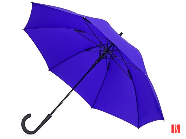 Зонт-трость Bergen, полуавтомат, темно-синий