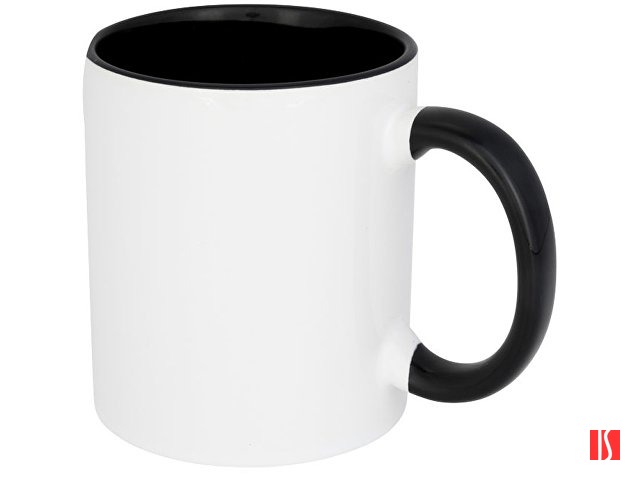 Цветная кружка Pix для сублимации, белый/черный