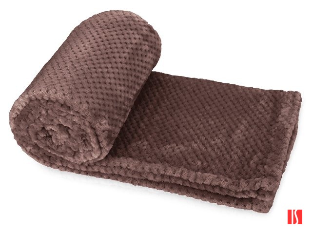 Плед «Фолд», шоколадный