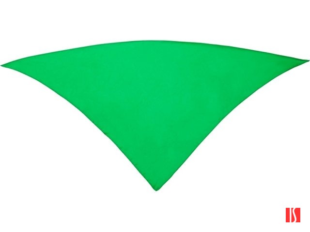 Шейный платок FESTERO треугольной формы, ярко-зеленый