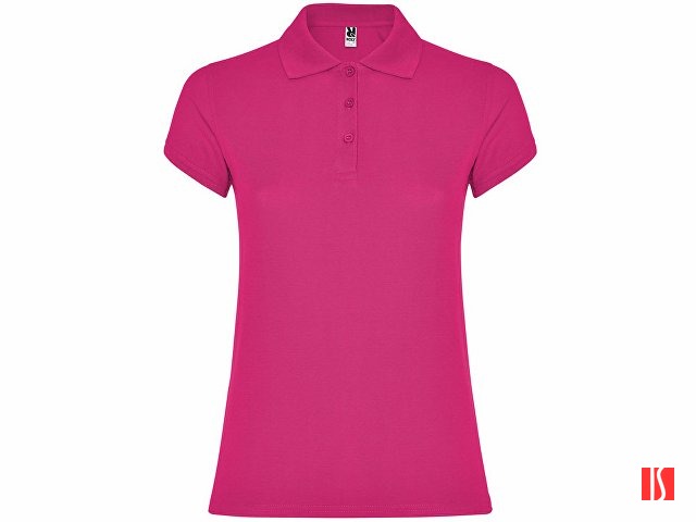 Рубашка поло "Star" женская, фуксия