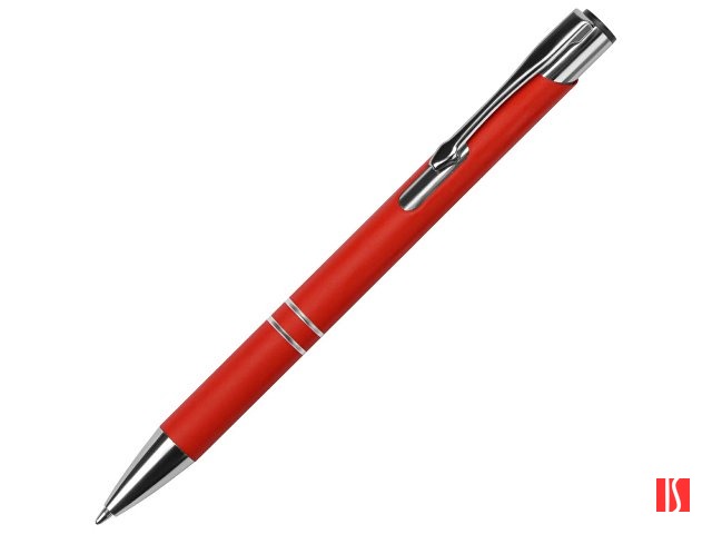 Ручка металлическая шариковая "Legend Gum" софт-тач, красный
