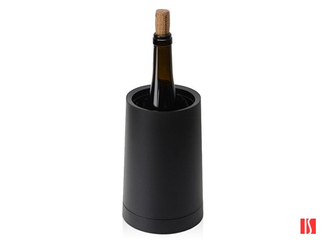 Охладитель Cooler Pot 2.0 для бутылки цельный, черный