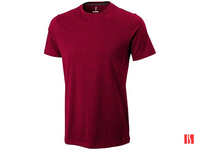 Nanaimo мужская футболка с коротким рукавом, бургунди