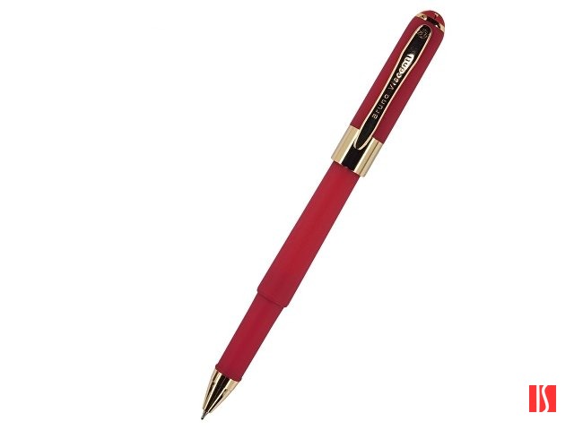 Ручка пластиковая шариковая «Monaco», 0,5мм, синие чернила, красный