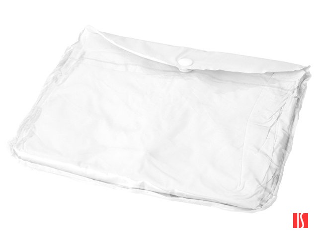 Дождевик с регулируемыми рукавами, белый