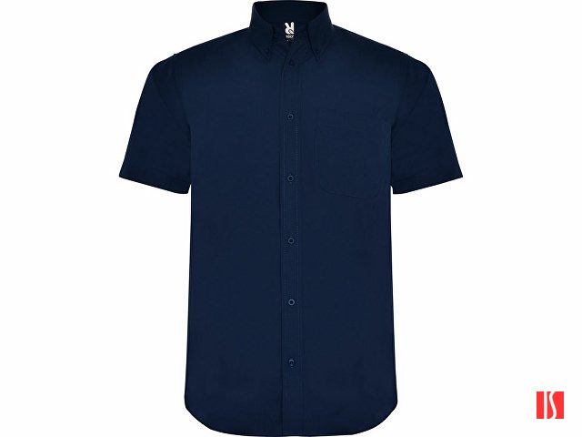 Рубашка "Aifos" мужская с коротким рукавом,  нэйви