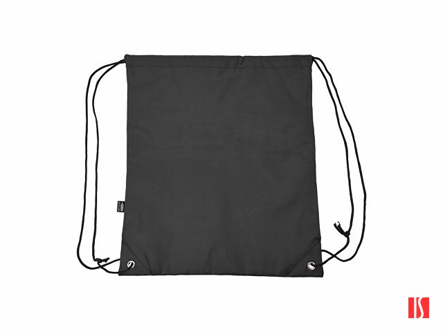 Рюкзак-мешок LARUS из мягкого материала RPET, черный