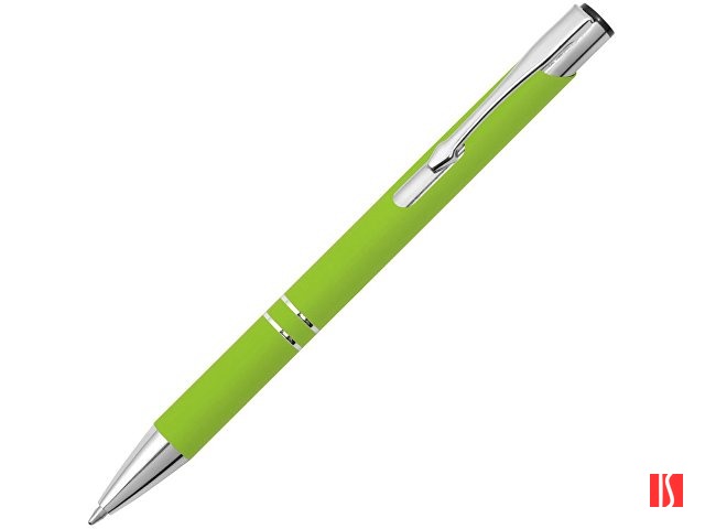 Ручка металлическая шариковая "Legend Gum" софт-тач, зеленое яблоко