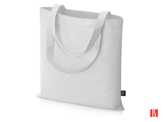 Сумка-шоппер Reviver из нетканого переработанного материала RPET, белый