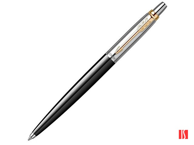 Шариковая ручка Parker Jotter K160, цвет: Black/GT, стержень: F, цвет чернил: blue, в подарочной упаковке.