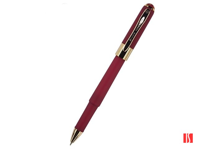 Ручка пластиковая шариковая «Monaco», 0,5мм, синие чернила, бордовый
