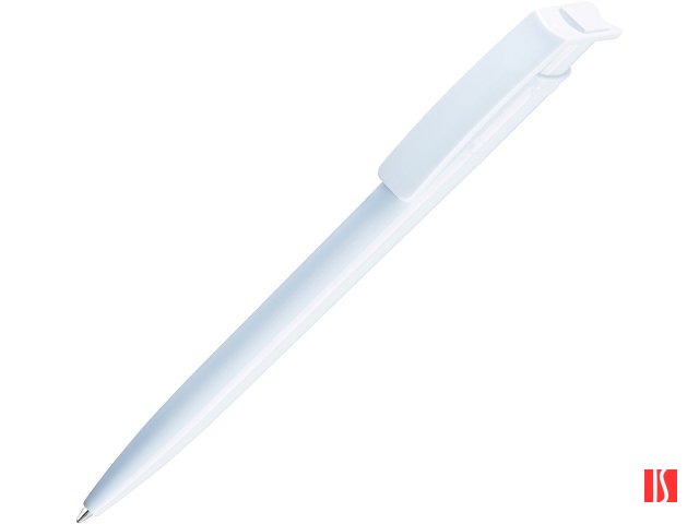 Ручка шариковая пластиковая "RECYCLED PET PEN", синий, 1 мм, белый