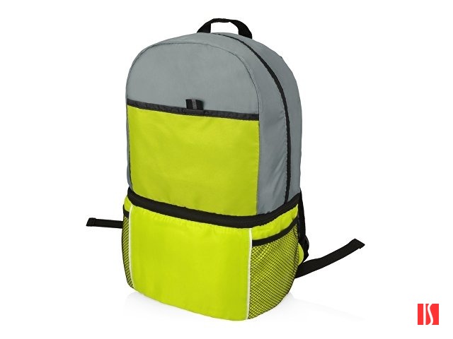 Рюкзак-холодильник "Sea Isle", лайм/серый