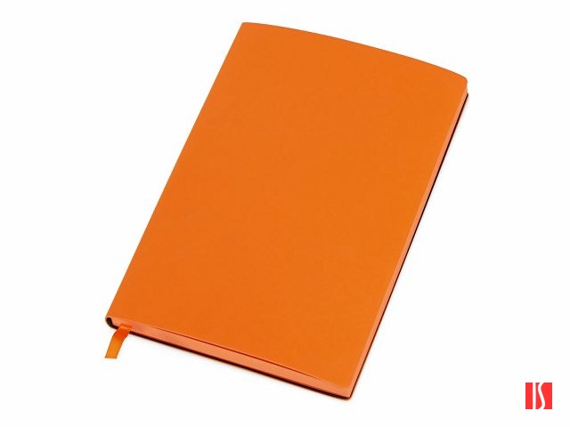 Бизнес-блокнот C1 софт-тач, гибкая обложка, 128 листов, оранжевый