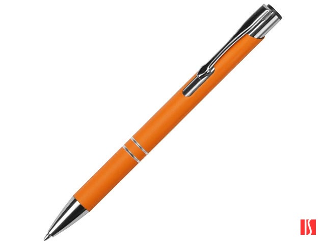 Ручка металлическая шариковая "Legend Gum" софт-тач, оранжевый