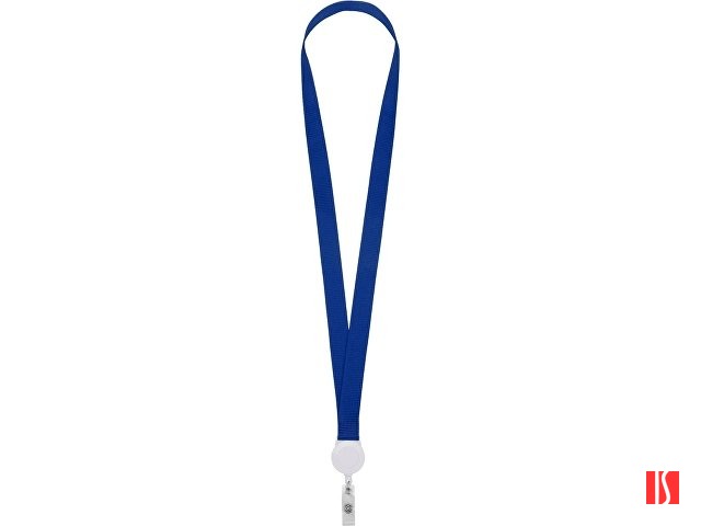 Ланьярд с ретрактором, синий