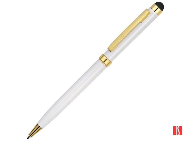 Ручка шариковая "Голд Сойер" со стилусом, белый