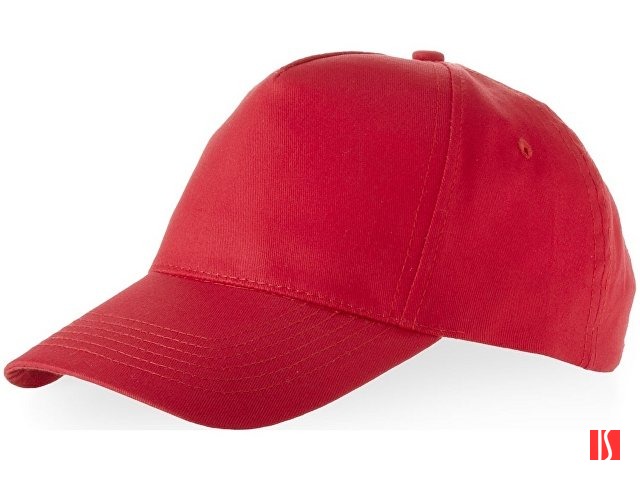 Бейсболка "Memphis" 5-ти панельная 165 гр, красный (P)