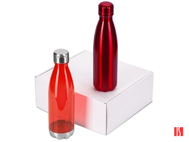 Купить Подарочный набор с термосом и бутылкой «Bottle set», красный Подарочный набор с термосом и бутылкой «Bottle set», красный