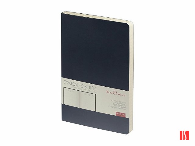 Ежедневник А5 недатированный «Megapolis Flex», темно-синий Navy (Р)