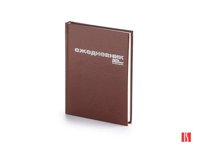 Ежедневник А6 недатированный «Бумвинил», коричневый