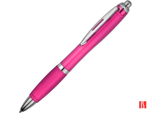 Ручка пластиковая шариковая "Nash", розовый, синие чернила