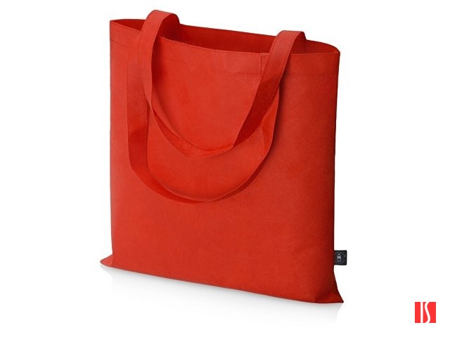 Сумка-шоппер Reviver из нетканого переработанного материала RPET, красный