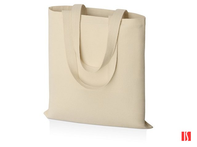 Сумка для шопинга Steady из хлопка с парусиновыми ручками, 260 г/м2, натуральный