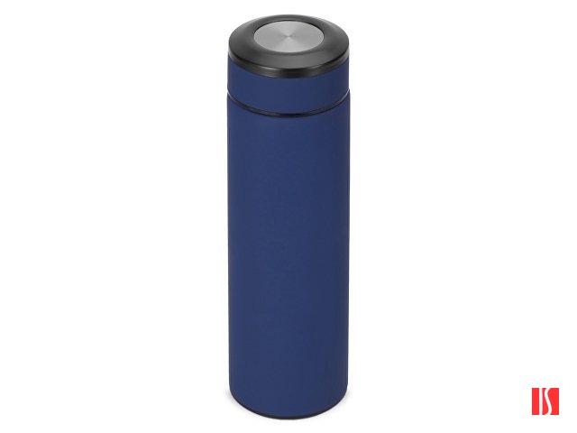 Купить Вакуумный термос "Vacuum Flask C1", soft touch, 420мл, темно-синий Вакуумный термос "Vacuum Flask C1", soft touch, 420мл, темно-синий