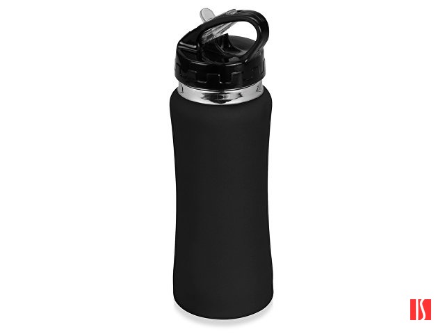Бутылка спортивная "Коста-Рика" 600мл, черный