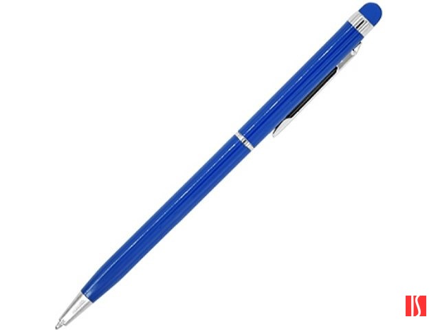 Ручка-стилус металлическая шариковая BAUME, королевский синий