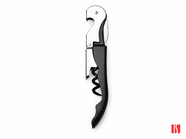 Штопор классический MERLOT из нержавеющей стали, серебристый/черный