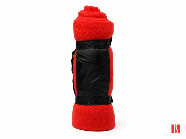 Флисовый плед DANERIS с антипиллинговой обработкой, красный