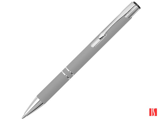 Ручка металлическая шариковая "Legend Gum" софт-тач, серый