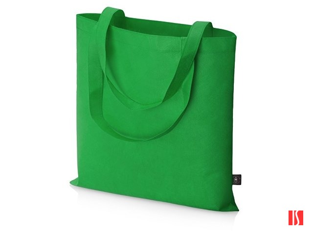 Сумка-шоппер Reviver из нетканого переработанного материала RPET, зеленый