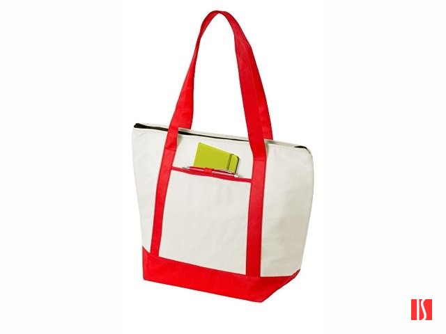 Сумка-холодильник "Lighthouse", натуральный/красный