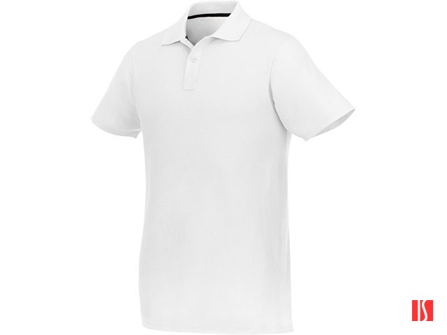 Мужское поло Helios с коротким рукавом, белый