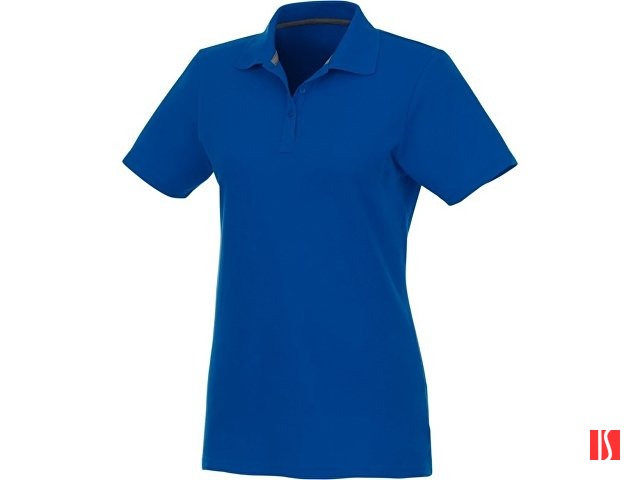 Женское поло Helios с коротким рукавом, синий