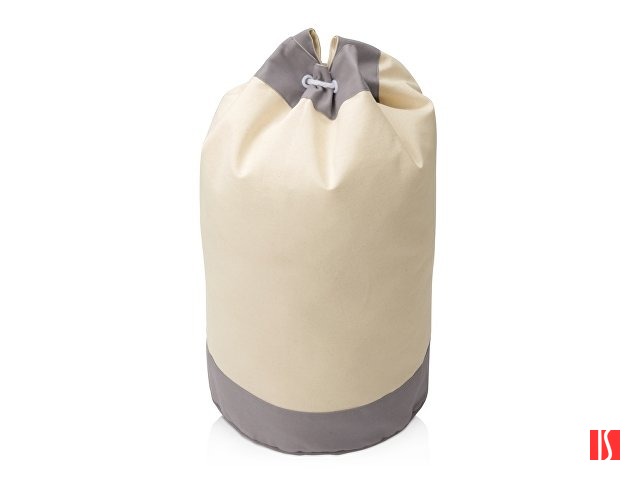 Рюкзак-мешок «Indiana» хлопковый, 180гр, натуральный/серый