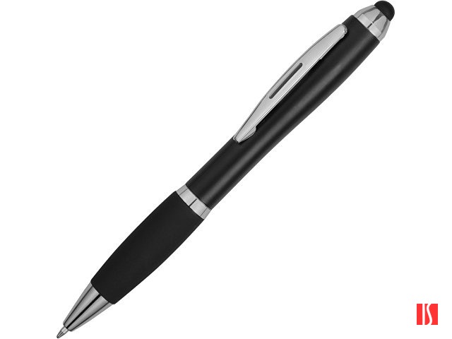 Ручка-стилус шариковая "Nash" со стилусом, черный, черные чернила