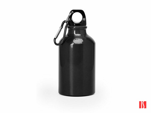 Алюминиевая бутылка с карабином YACA, черный