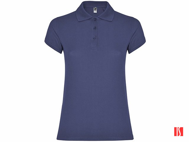 Рубашка поло "Star" женская, индиго