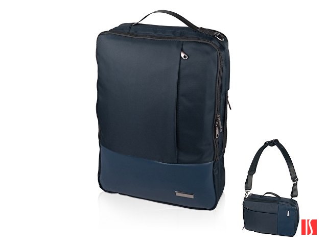 Рюкзак-трансформер «Duty» для ноутбука, темно-синий (без шильда)