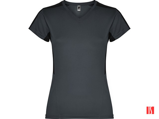 Футболка "Suzuka" женская, эбеновый/черный